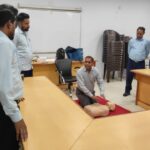 A four-day first aid camp organized by Red Cross for workers at Usha Martin