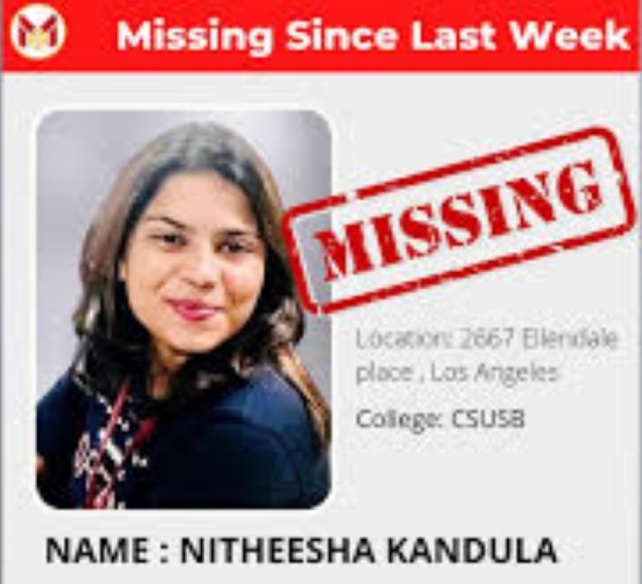 Indian Student Missing