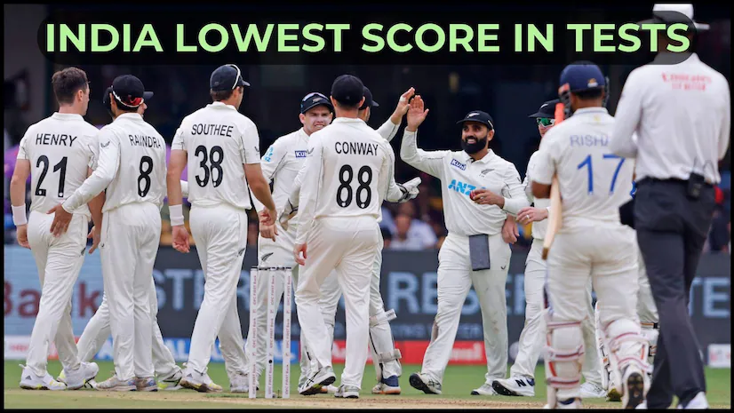 India's lowest Test score